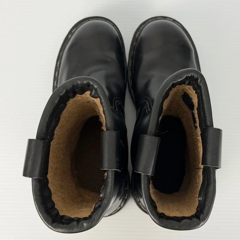 Gripfast Original England Black Leather Pull On Industrial Punk Mens US 10‎ UK 9